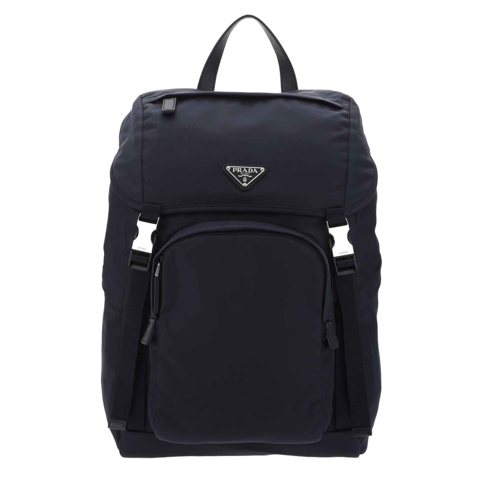 Re-Nylon Backpack with Saffiano Details