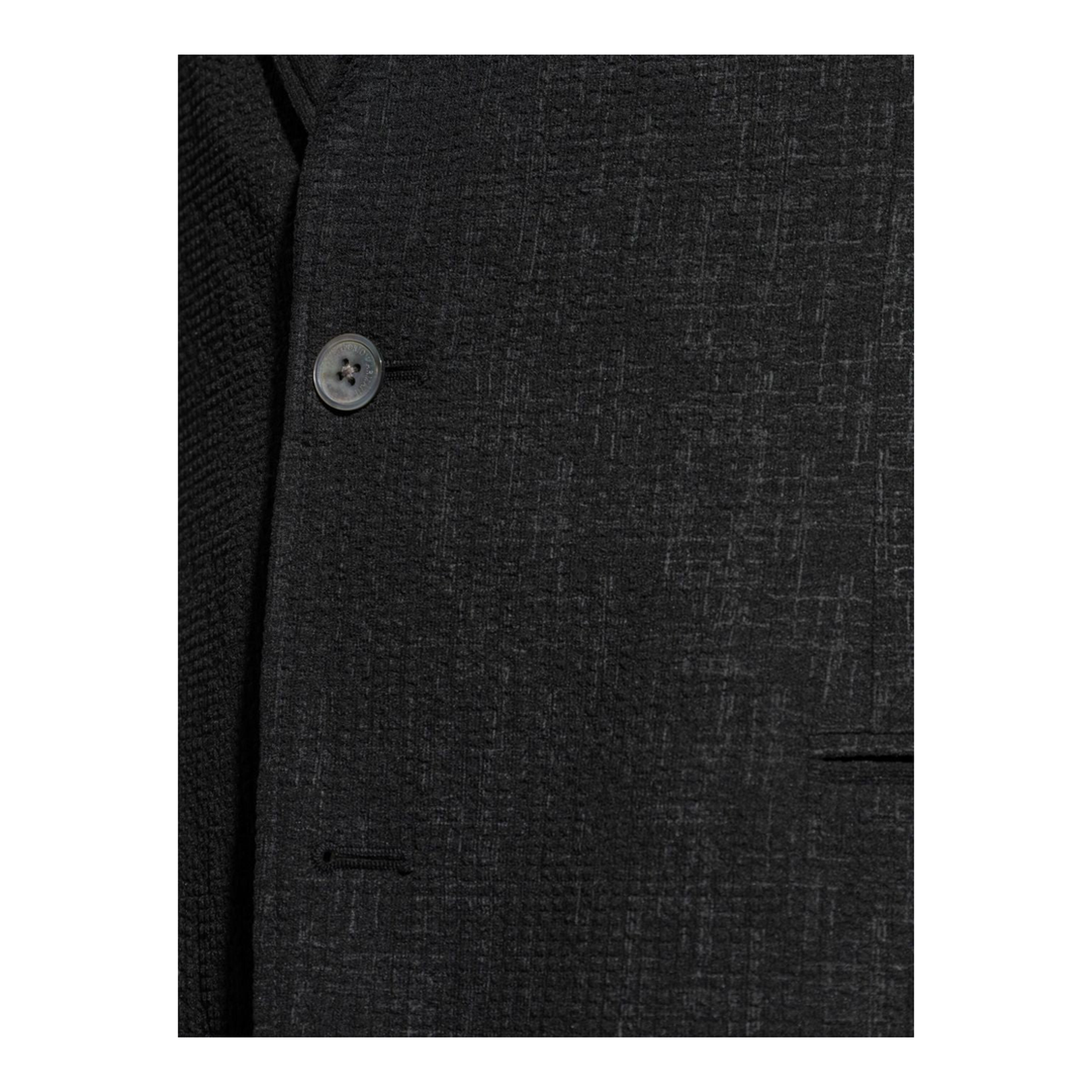 Black Front Button Jacket
