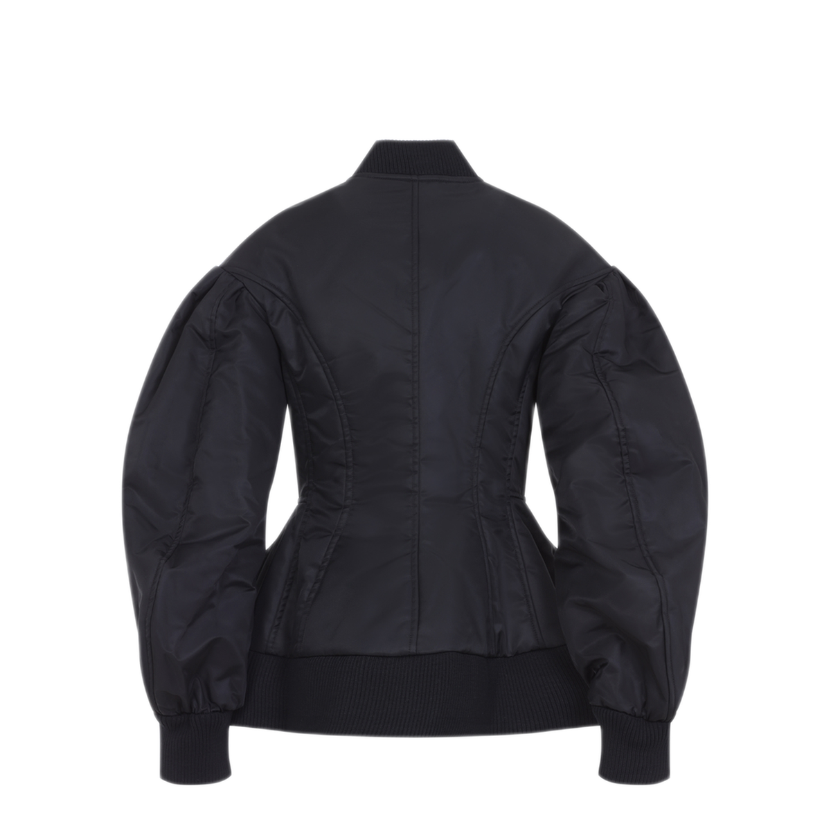 MAYFEYR - Simone Rocha - Black Padded Sculpted Bomber Jacket - 61731335BLACK