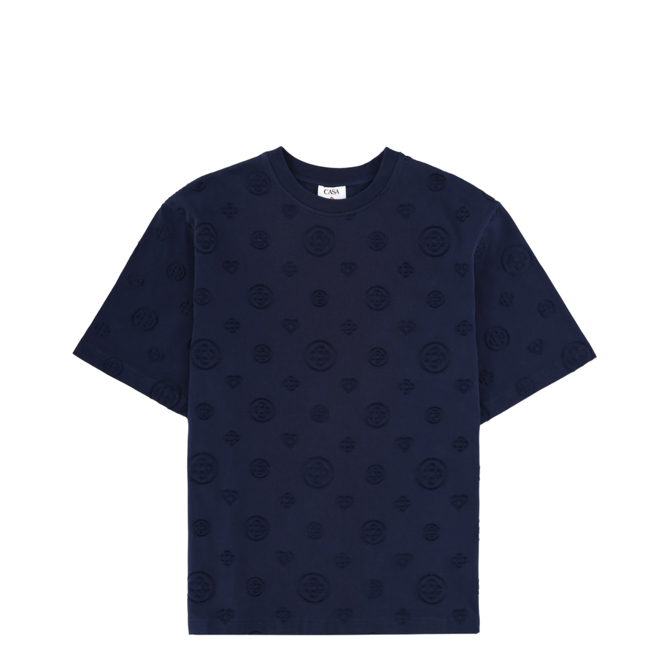 MAYFEYR - Casablanca - T-Shirt With Monogram Details - MSP26JTS04403APPLIQUEMONOGRAM