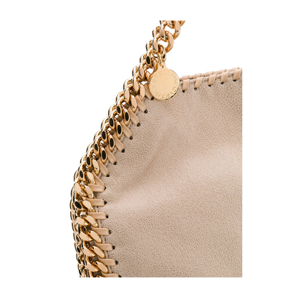 Clotted Cream Falabella Mini Tote Bag