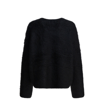 MAYFEYR - Toteme - Alpaca Crewneck Sweater - 244WRT873YA0106001BLACK