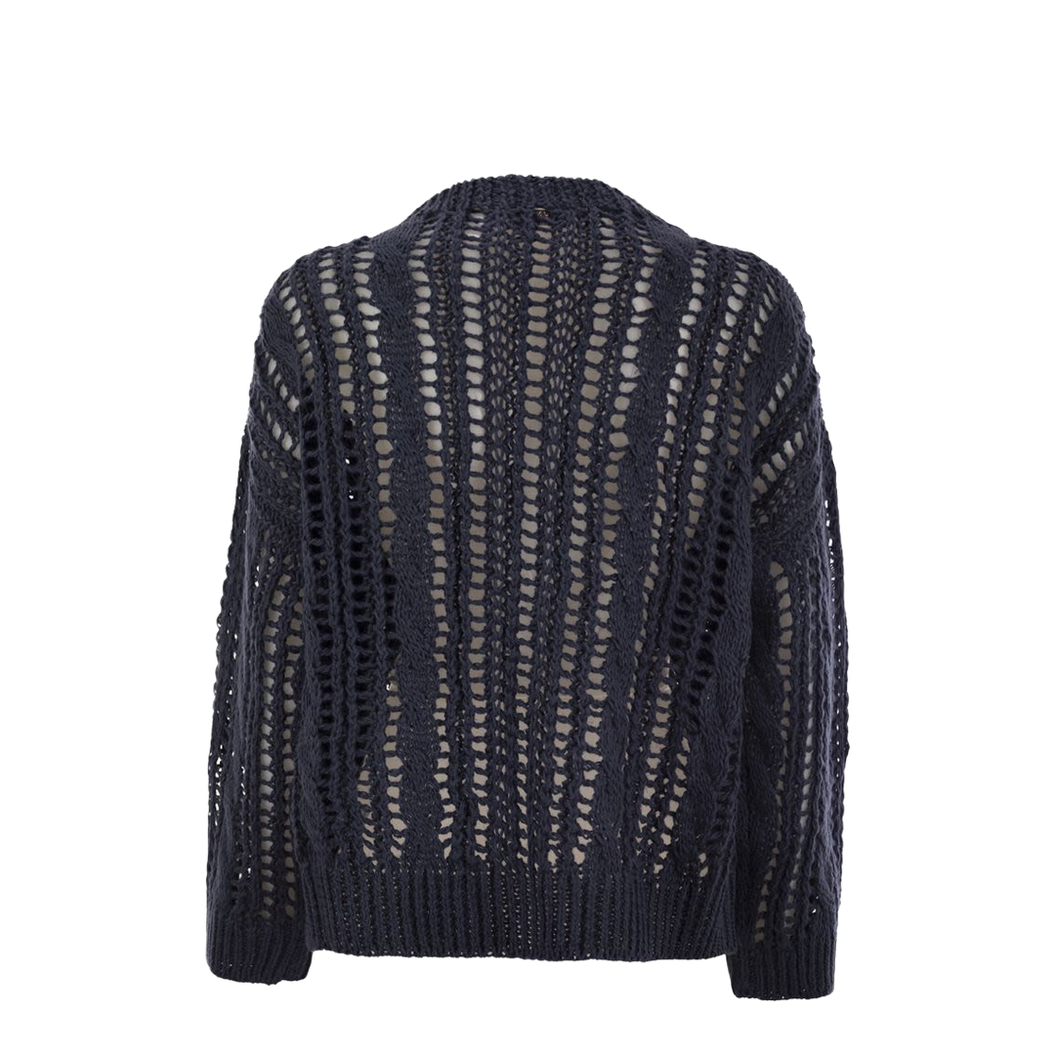 Cable & Mesh Jute and Cotton Jersey
