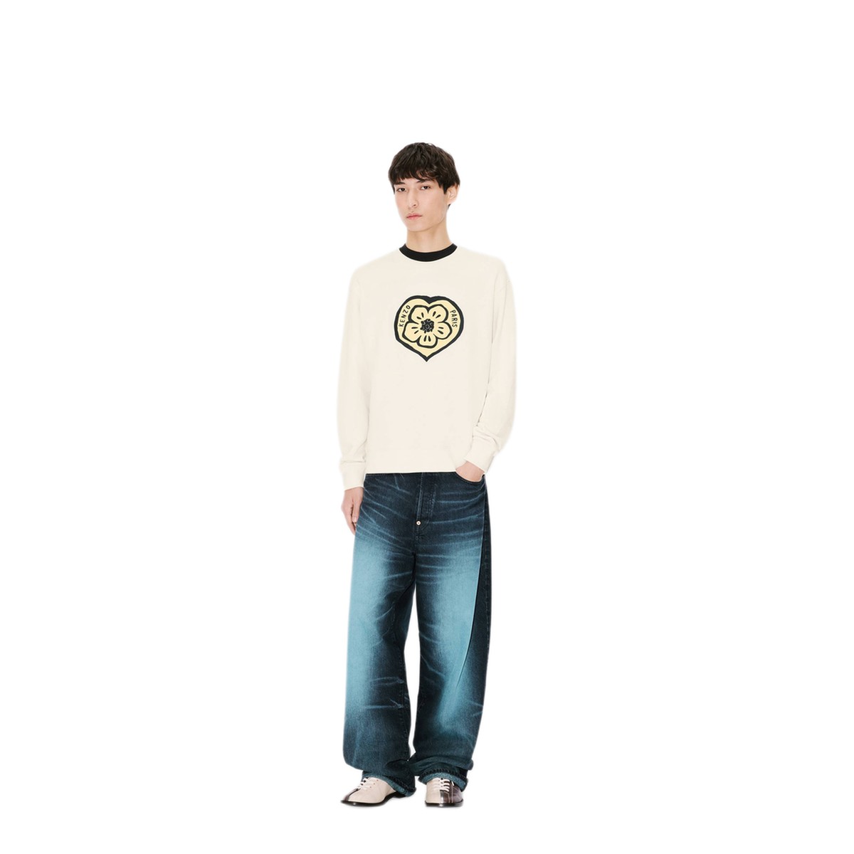 MAYFEYR - Kenzo - Boke Heart Sweatshirt - FG55SW2044MJ03