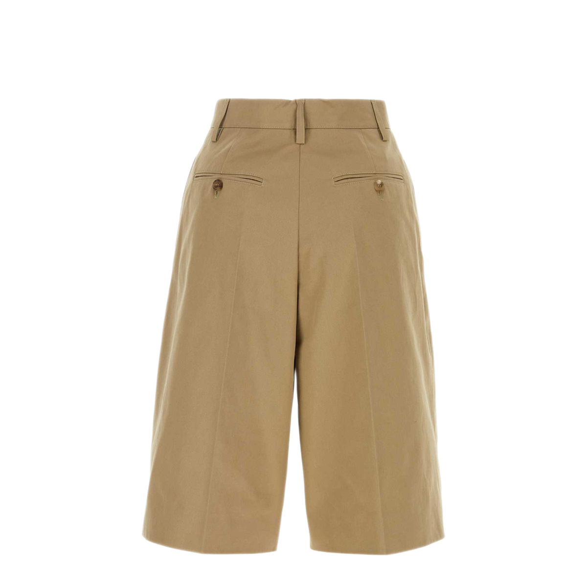 MAYFEYR - Prada - Beige Cotton Bermuda Shorts - P273HSOOO14WQF0241