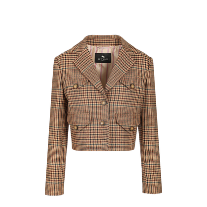 MAYFEYR - Etro - Cropped Jacket Herringbone - WRCA012999TQ218S9820