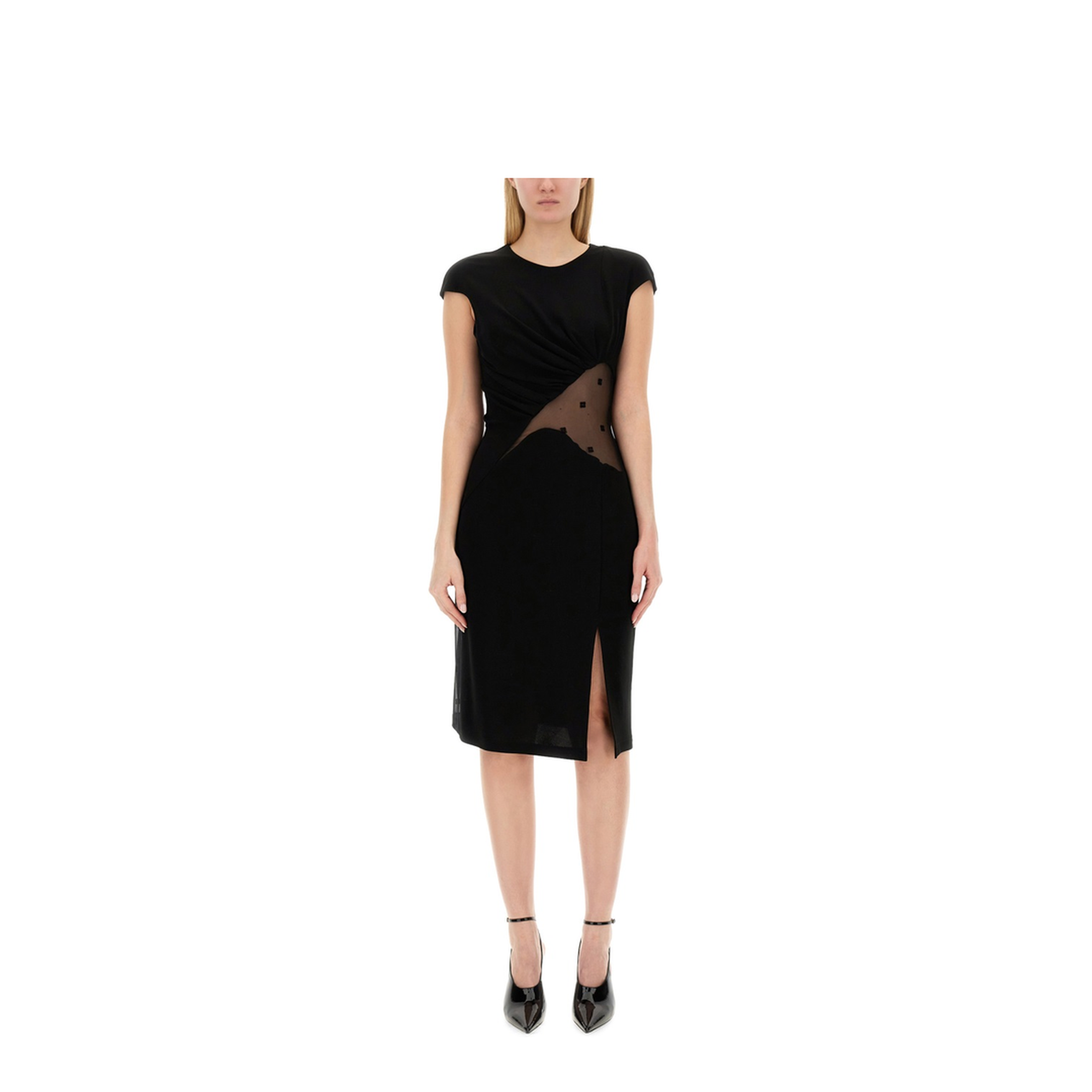 MAYFEYR - Givenchy - Crepe And Tulle Dress - BW21WS30XH001