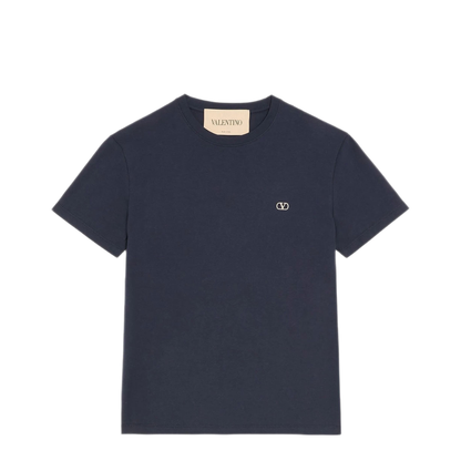 MAYFEYR - Valentino - Cotton T-Shirt With Vlogo Embroidery - VMG10VBMM598