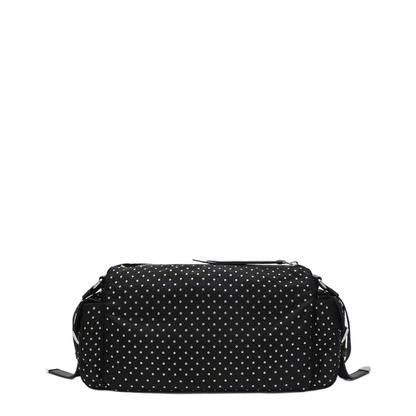 Black Re-Nylon Bag With Studs