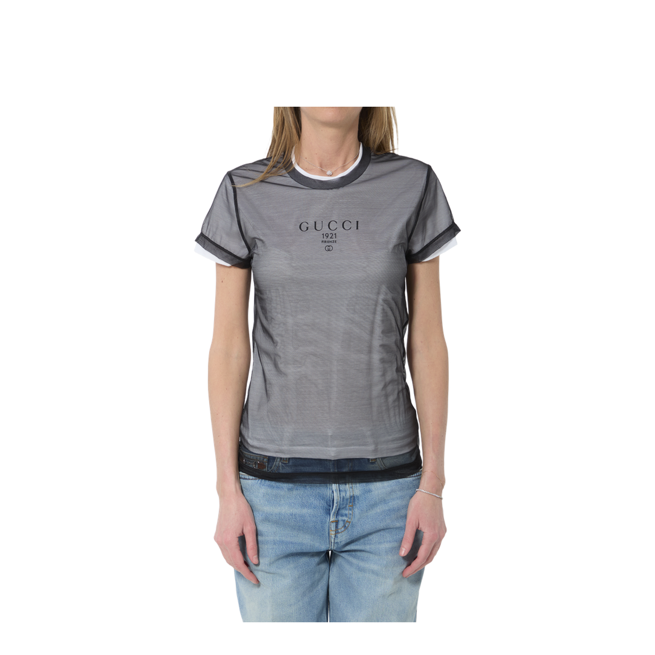 MAYFEYR - Gucci - Double-Layer Jersey T-Shirt - 856822XJHQ59097