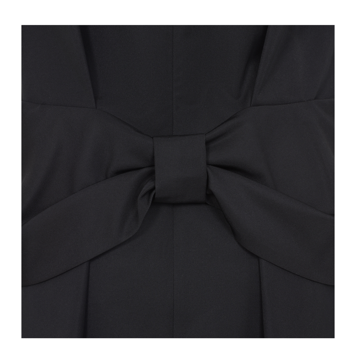 MAYFEYR - Simone Rocha - Boxy Peplum Bow Detail Dress - 74751334BLACK