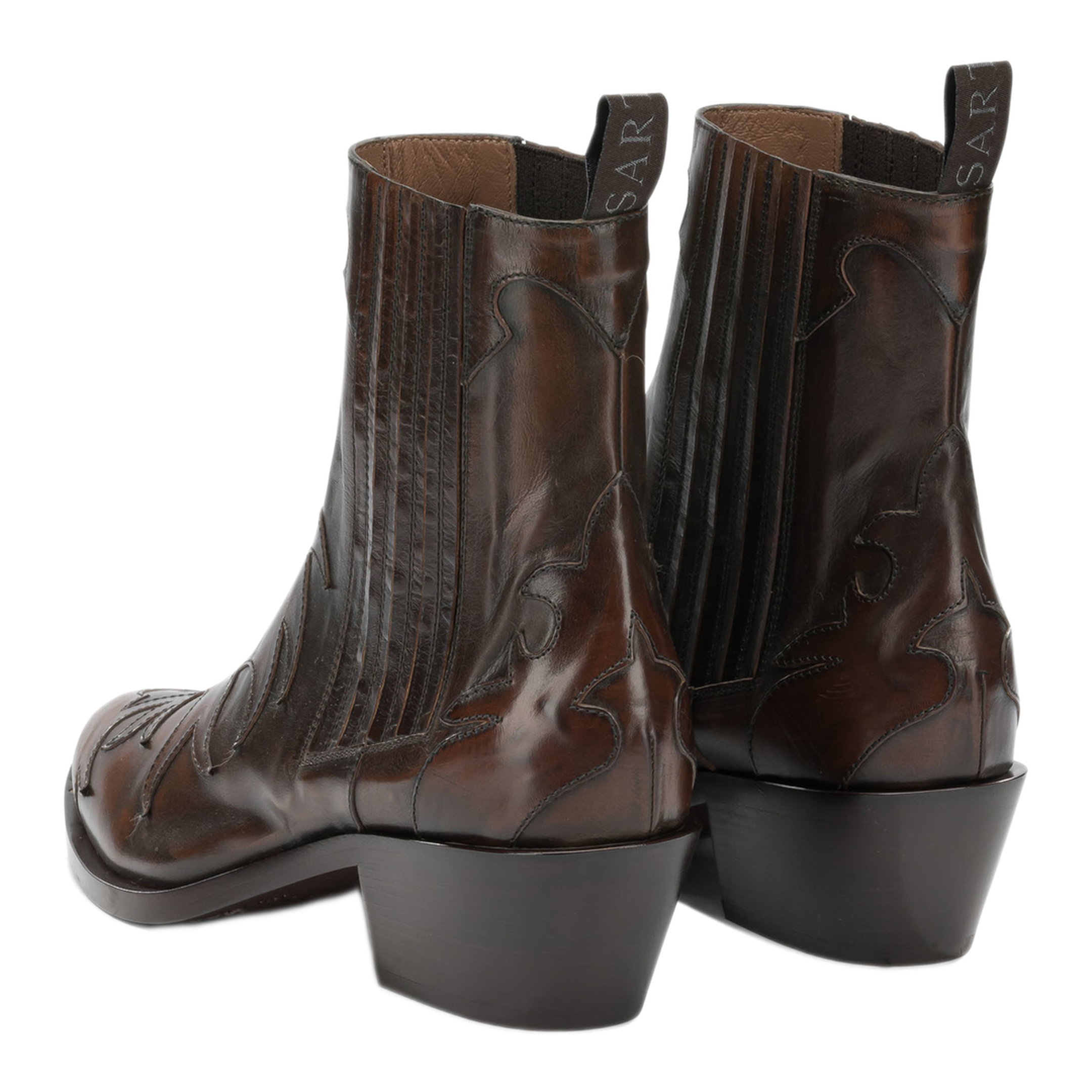 MAYFEYR - Sartore - Postiano 45 Mm Cowboy Ankle Boots - SR3645POSITANOCASTAGNA
