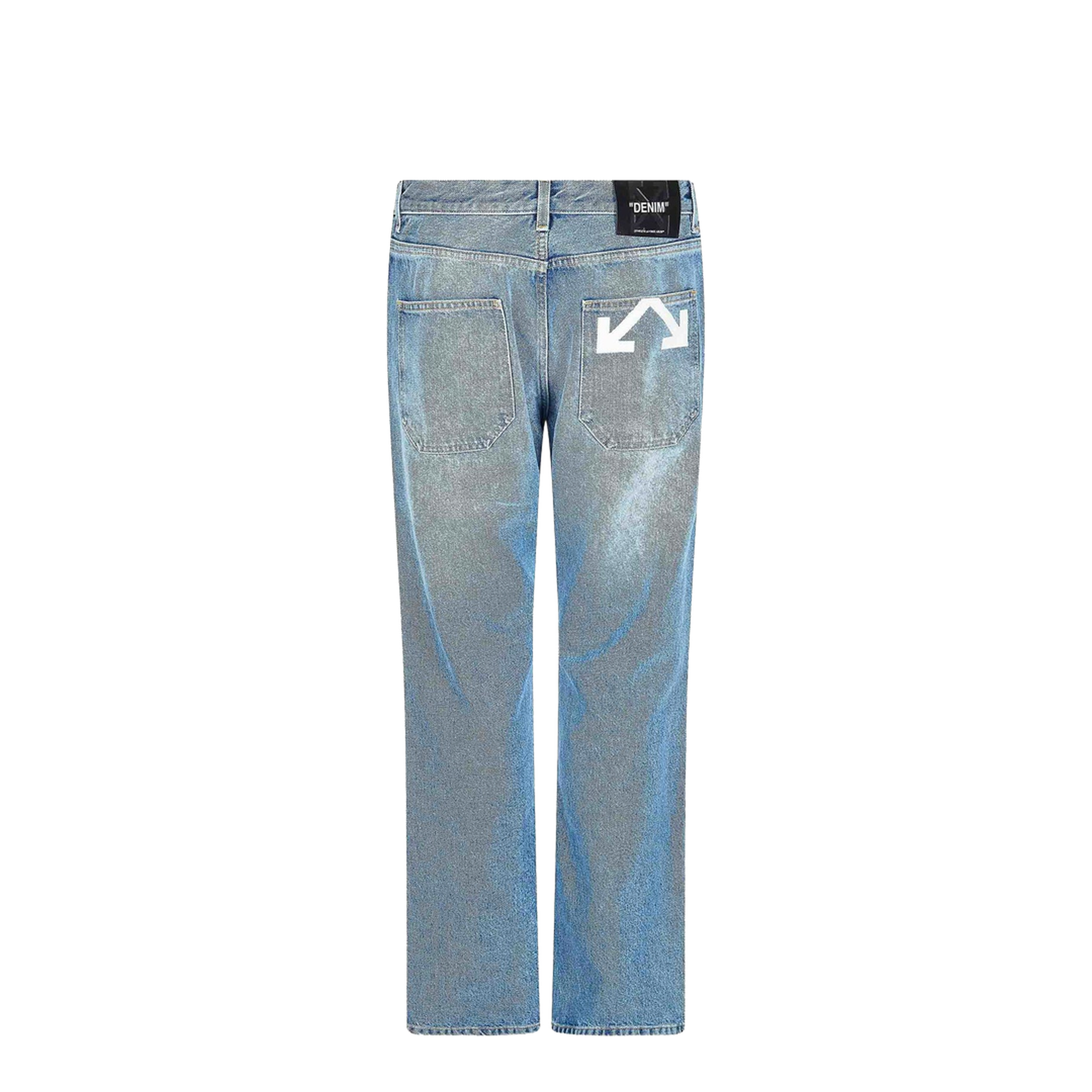 MAYFEYR - Off-White - Half Arrow Slim Relaxed Jeans - 44XYA18JS26D002400