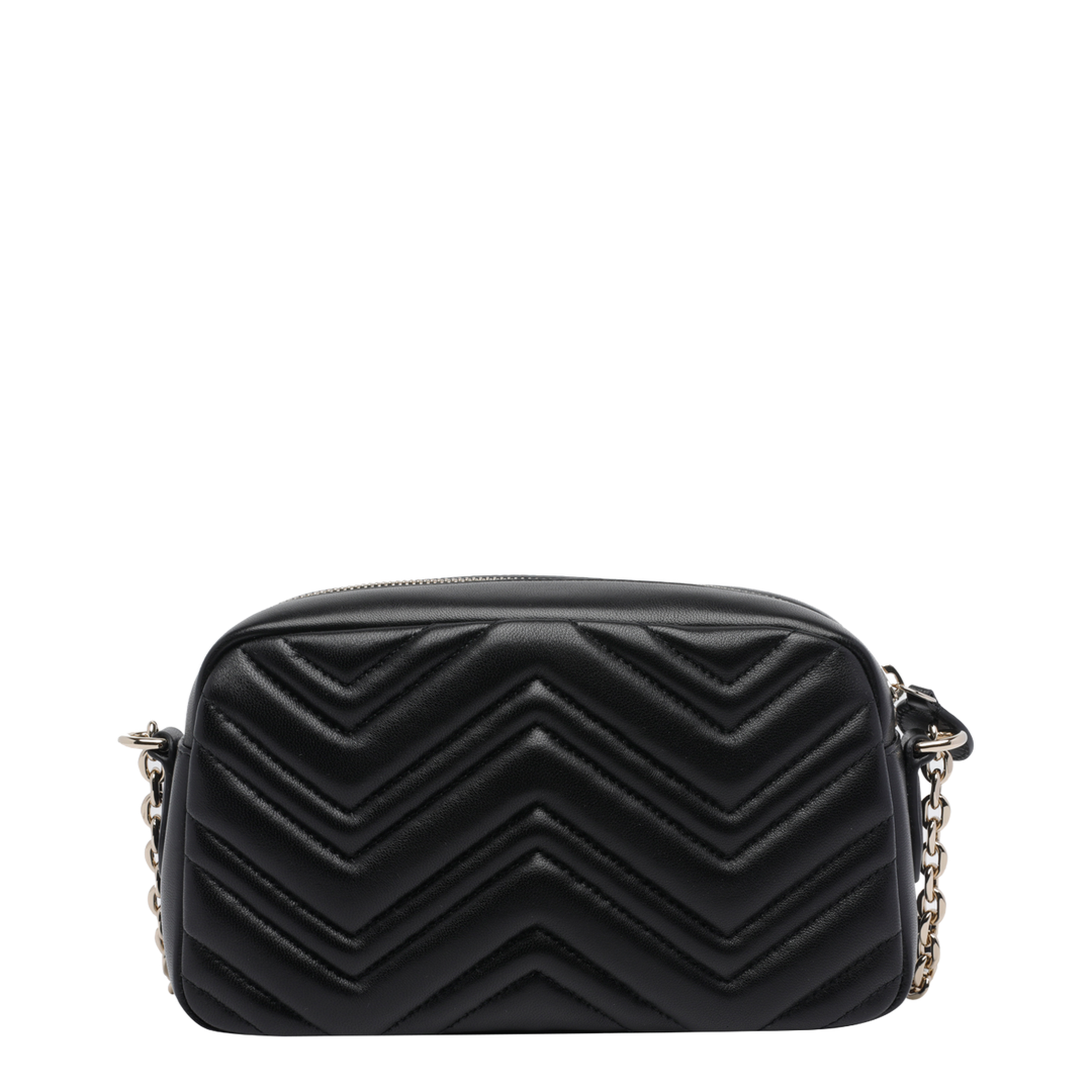 Camera Bag in Black Leather