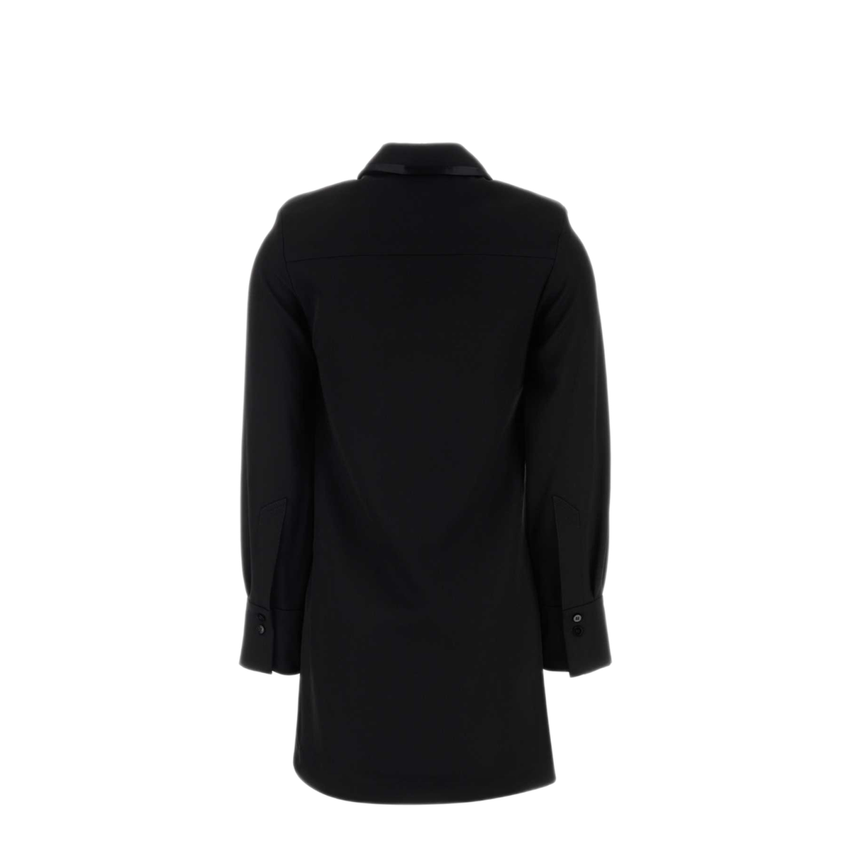 MAYFEYR - The Attico - Black Gabardine Mini Dress - 251WCA00434WWW065AA100