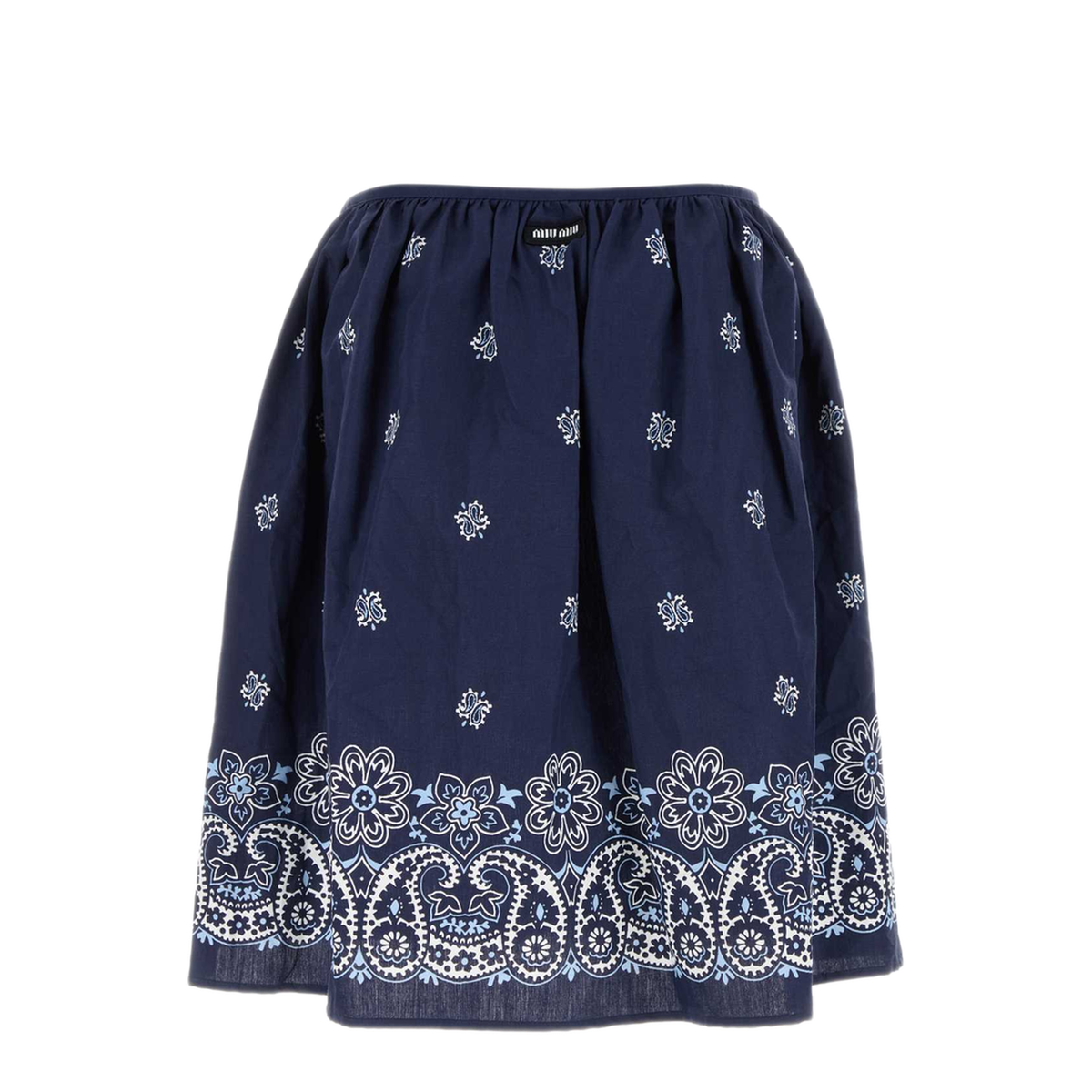 Flame Poplin Skirt