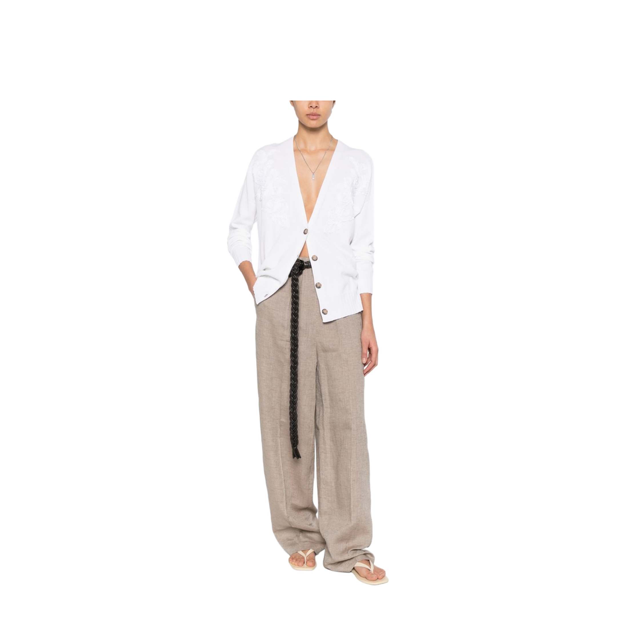 MAYFEYR - Ermanno Firenze - Sweaters White - D48EN020EP2MF010