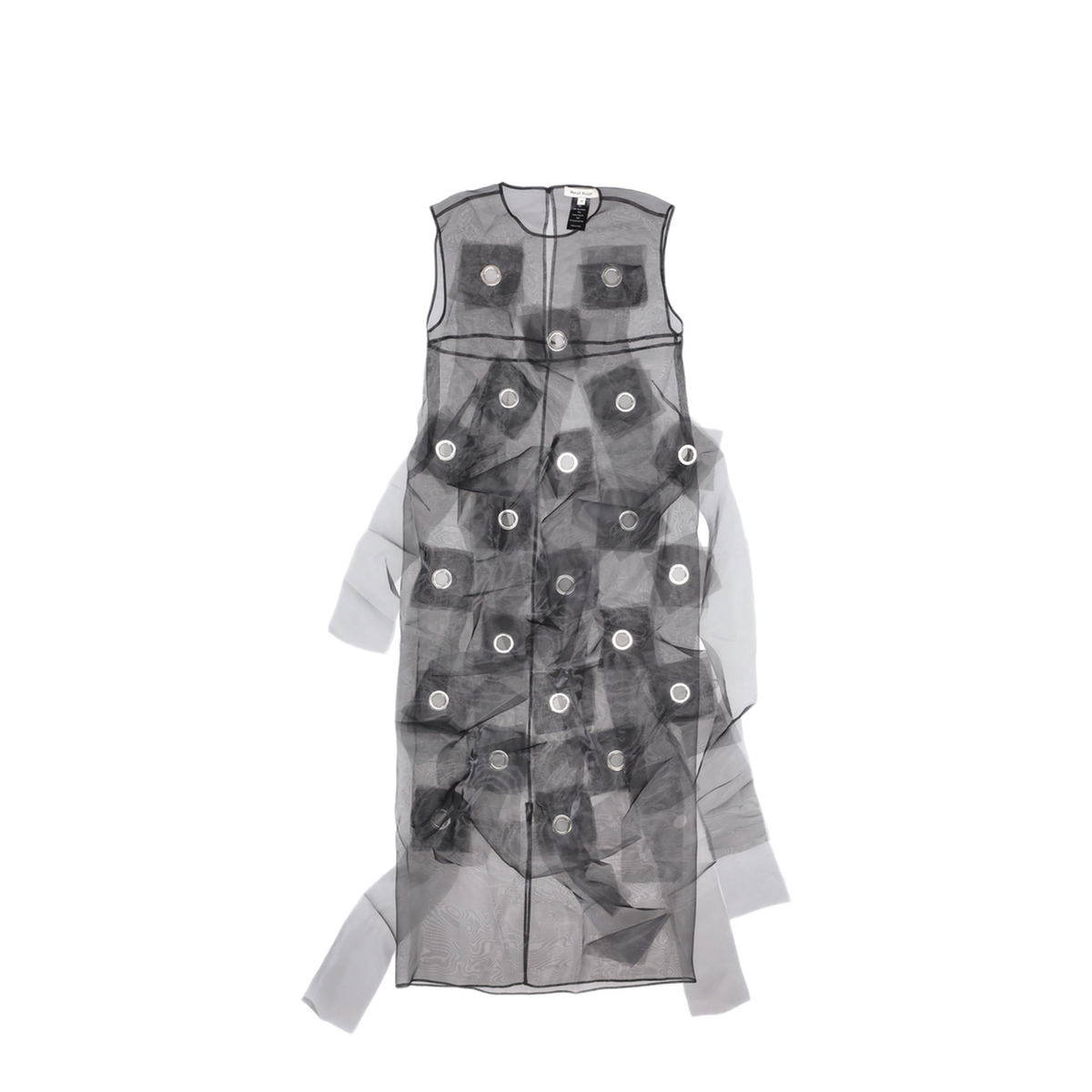 MAYFEYR - MERYLL ROGGE - Embroidered Dress With Eyelets And Fringes - 800858WS25BLACK