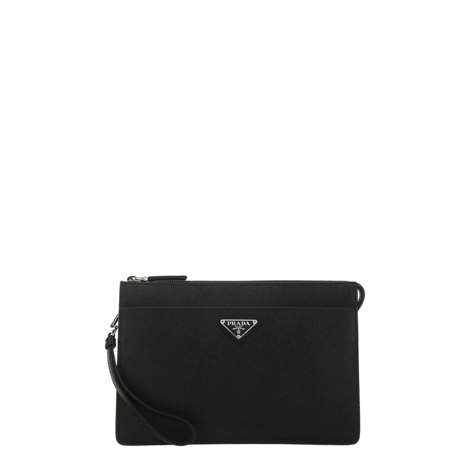 Black Leather Clutch
