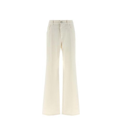 Contemporary Loose Jeans White
