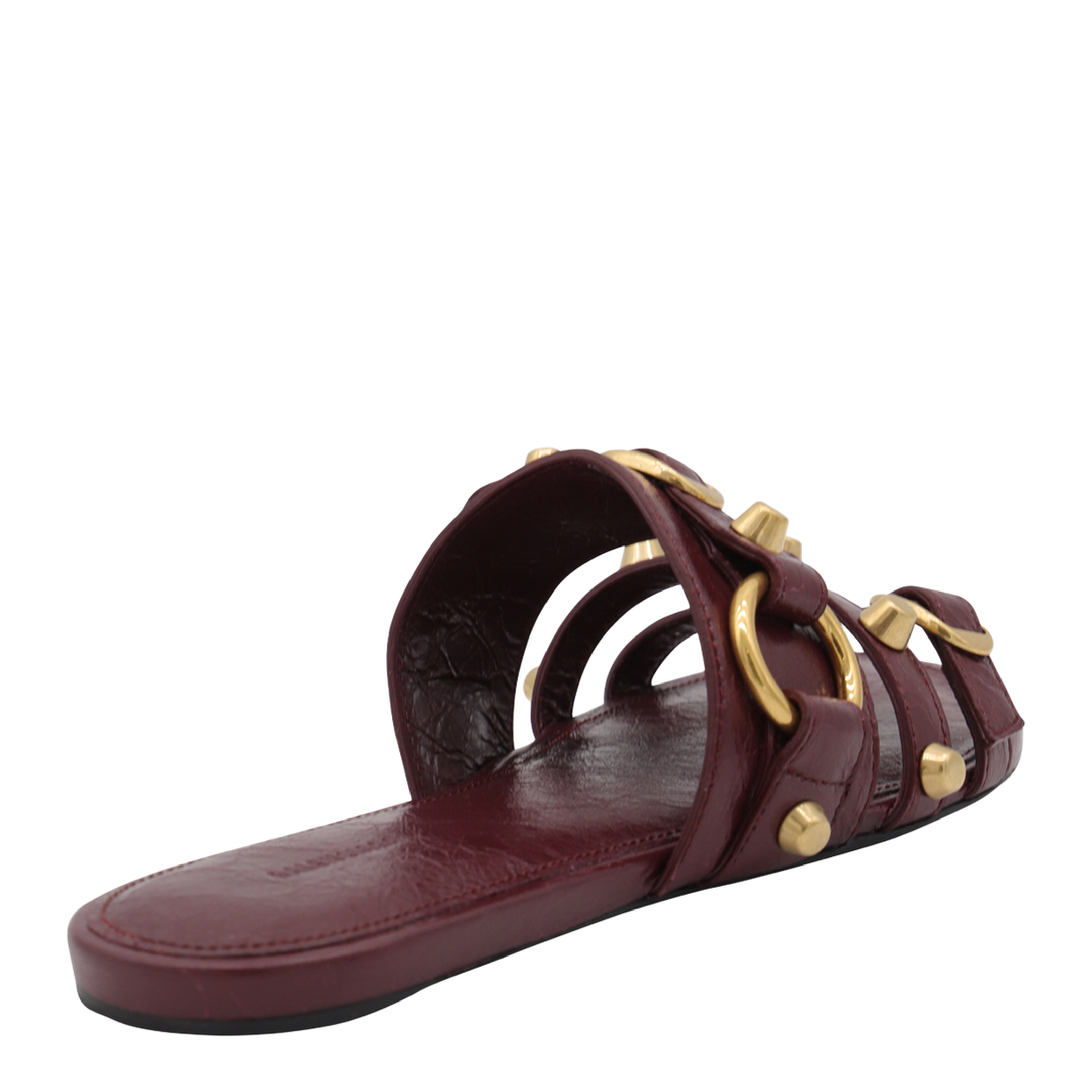 MAYFEYR - Balenciaga - Grape Leather City Slippers - 834692WAD4Y6089