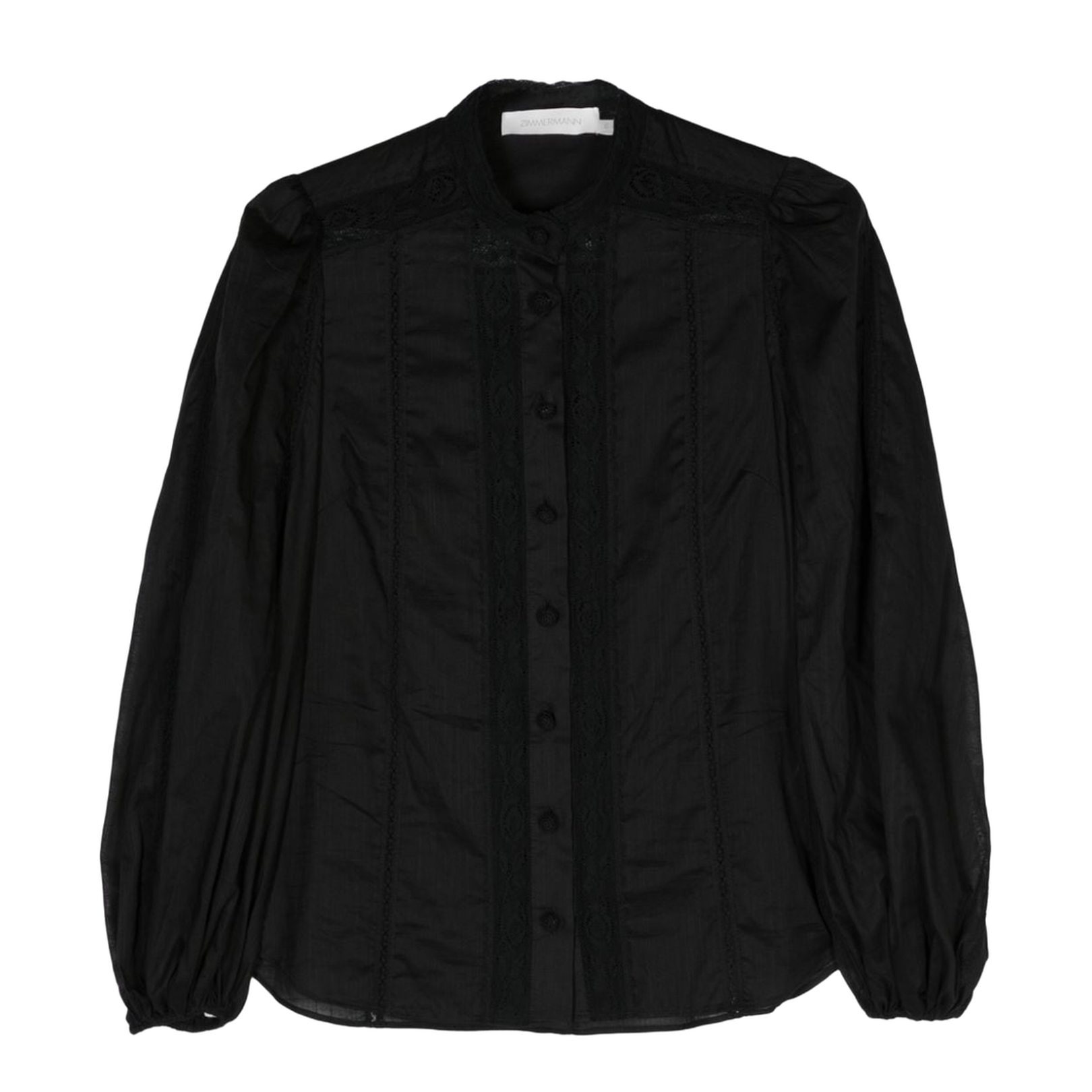Lace Trim Detail Shirt
