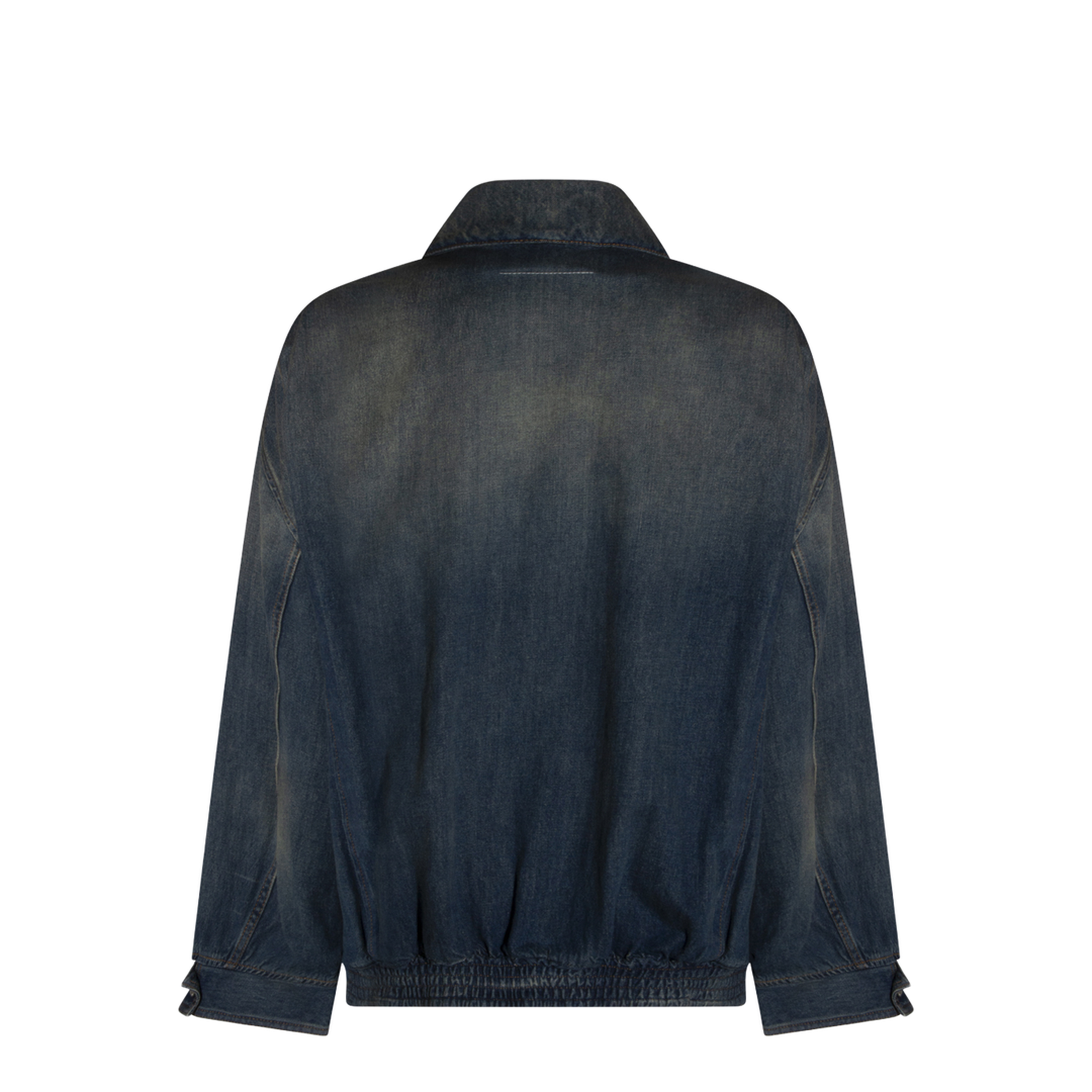 Blue Denim Jacket With Flap Pockets