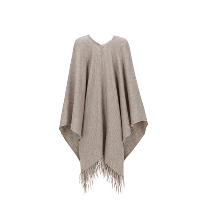 MAYFEYR - Brunello Cucinelli - Linen Poncho - MSCDAGP08CHH68