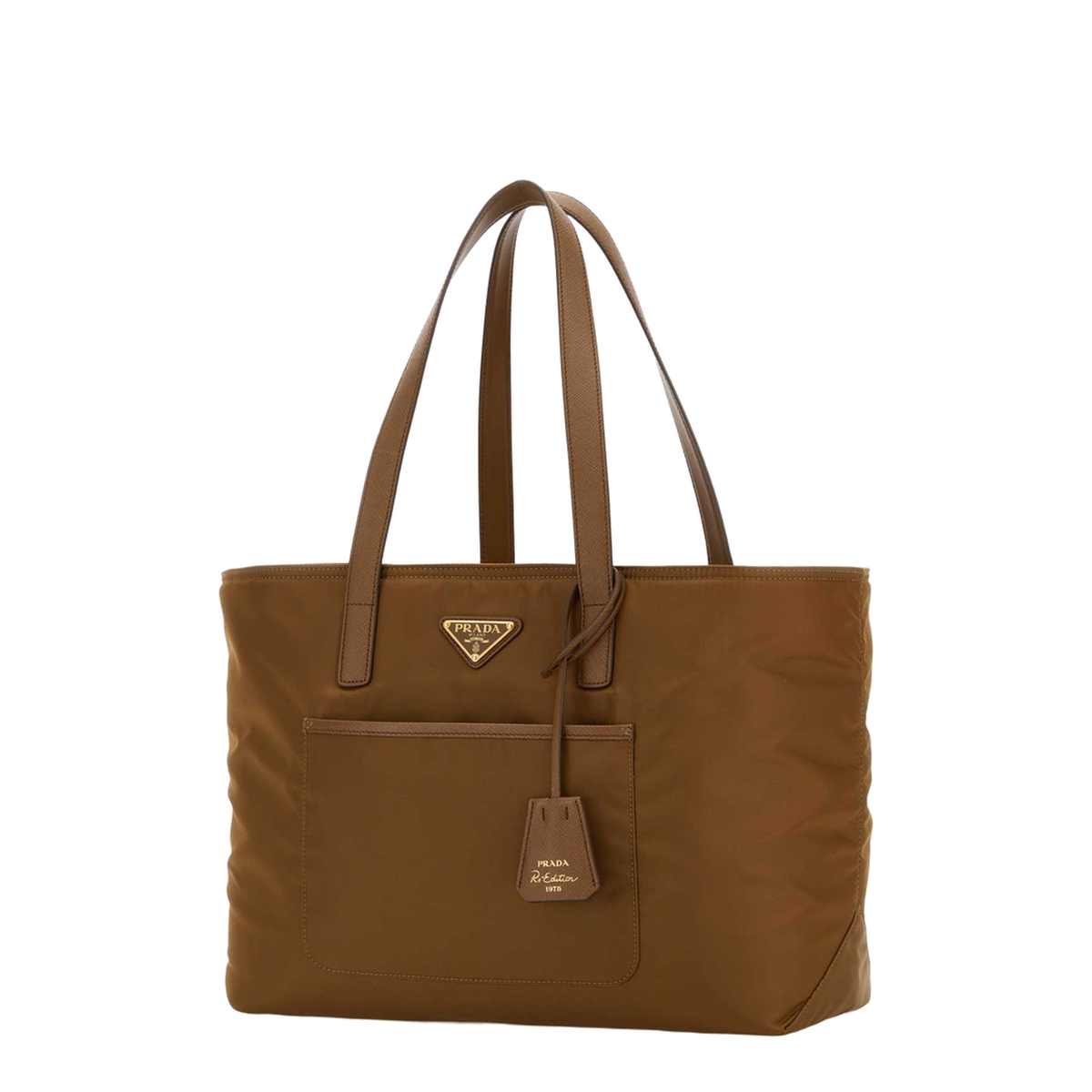 MAYFEYR - Prada - Brown Re-Nylon Shopping Bag - 1BG555R064F0134