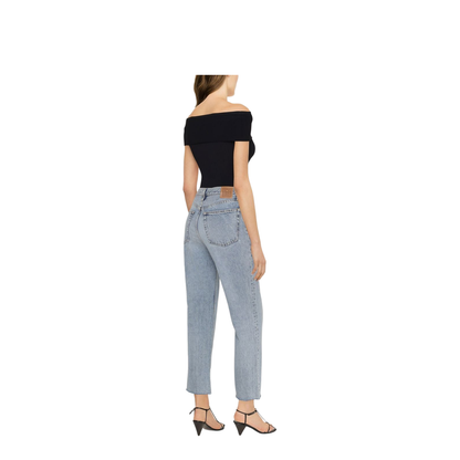 Classic-Cut Cropped Jeans