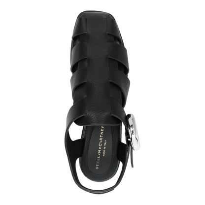 Black Elyse Platform Sandal