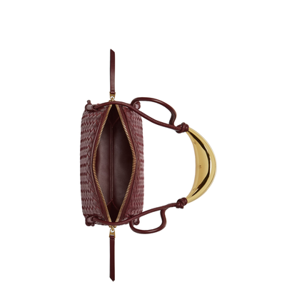 Sardine Leather Handbags - Burgundy