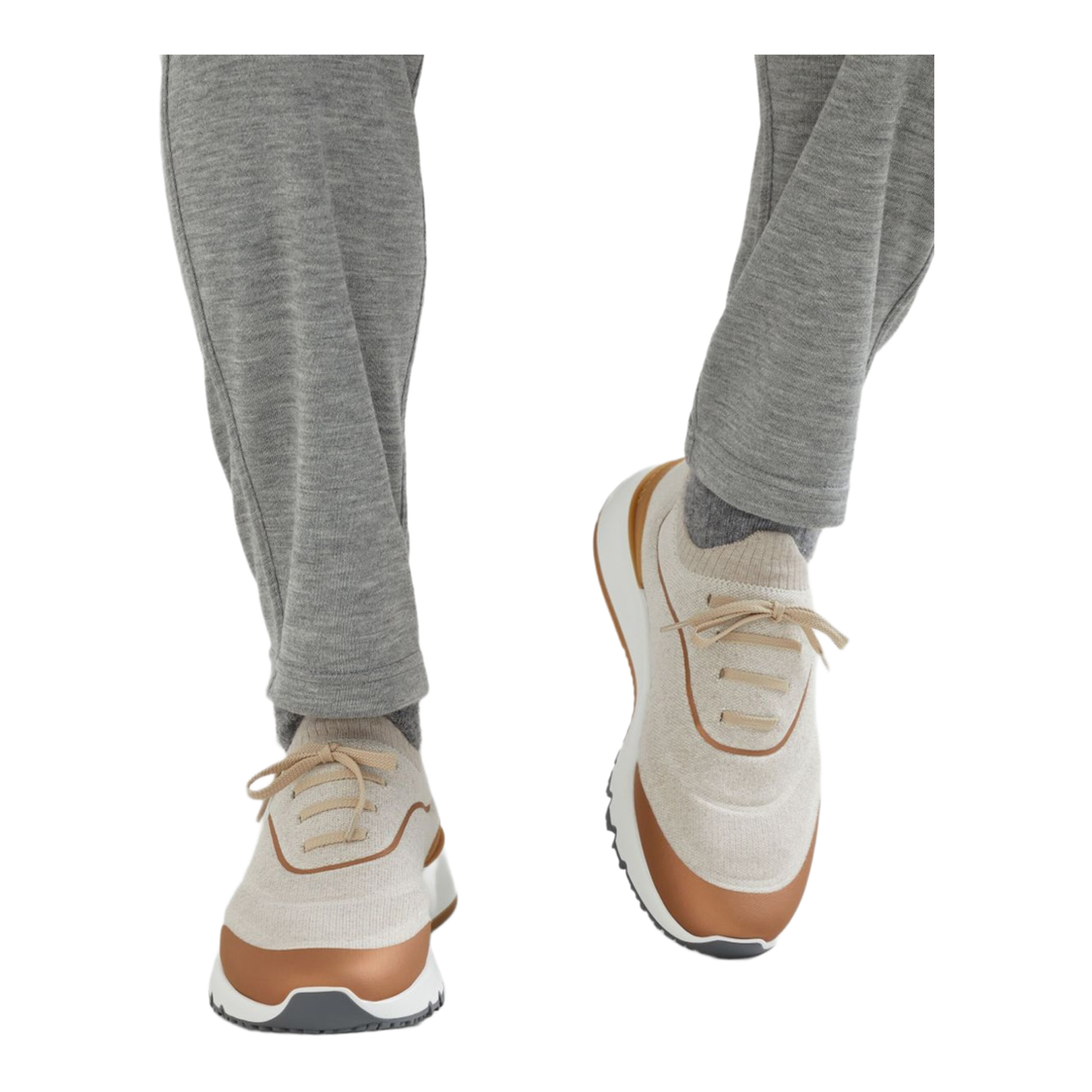 Knit Runners in Ecru