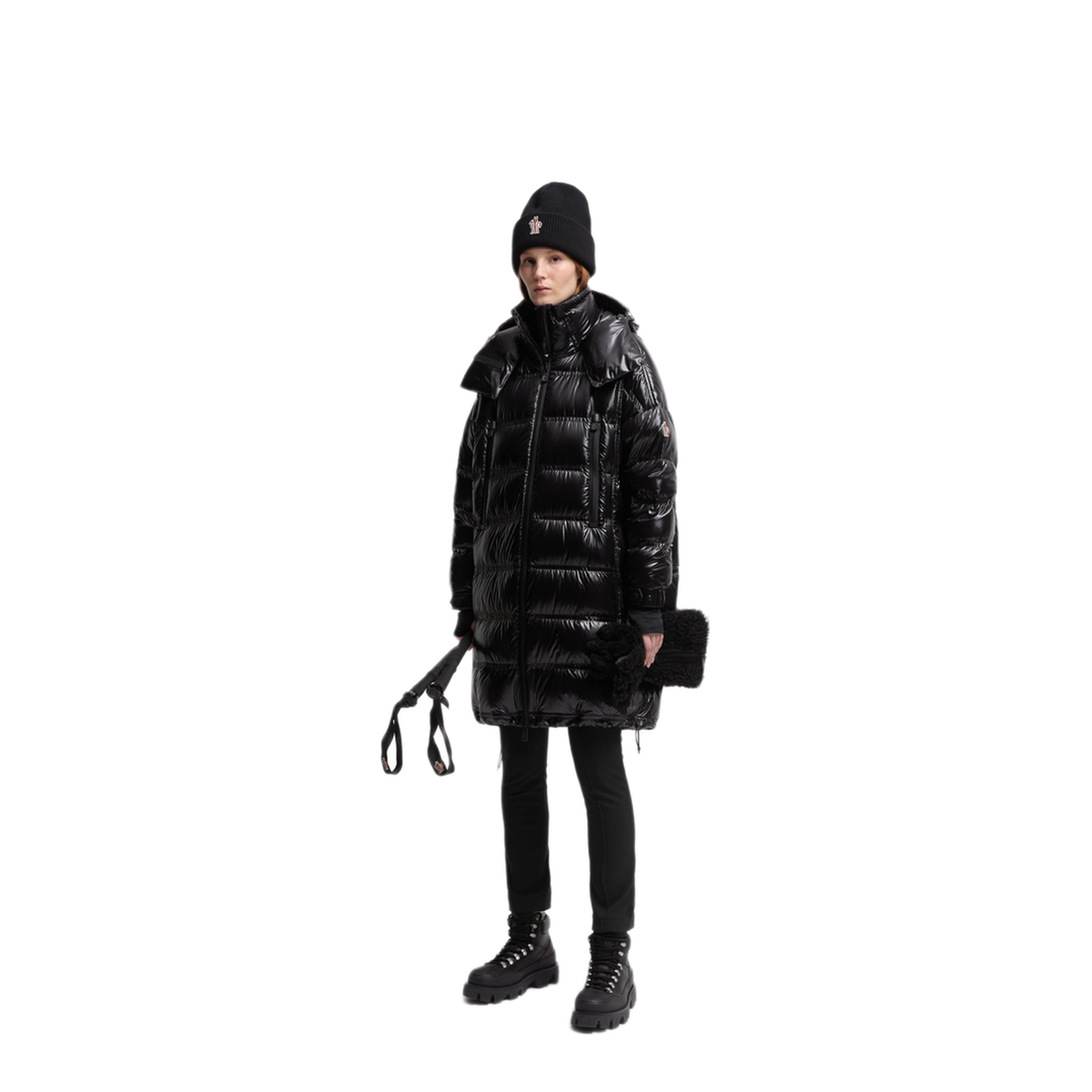 Rochelairs Hooded Long Down Jacket