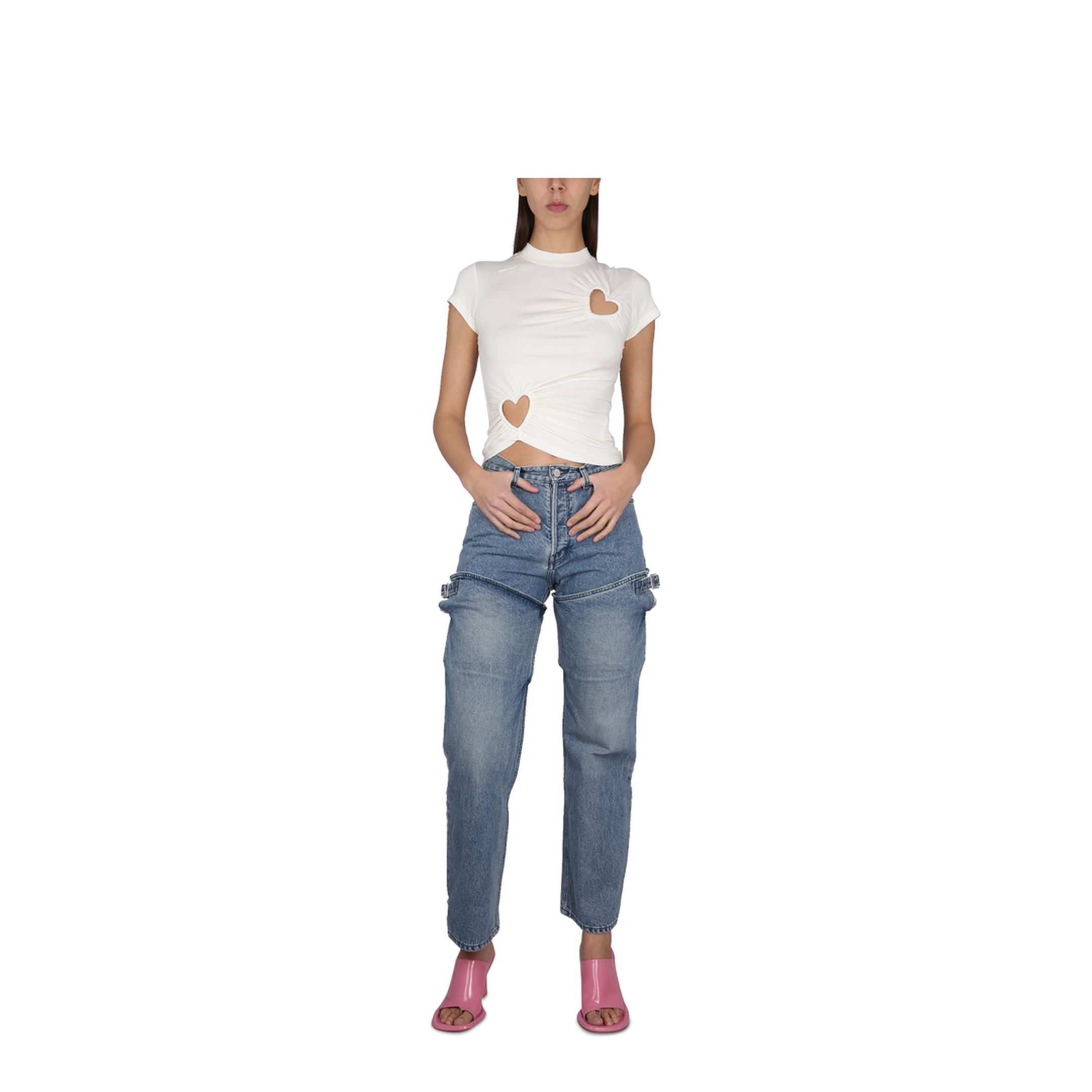 MAYFEYR - AMBUSH - Five Pocket Jeans - BWYB008S23DEN0014900
