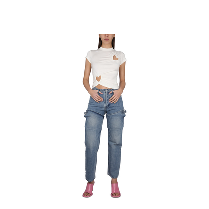 MAYFEYR - AMBUSH - Five Pocket Jeans - BWYB008S23DEN0014900