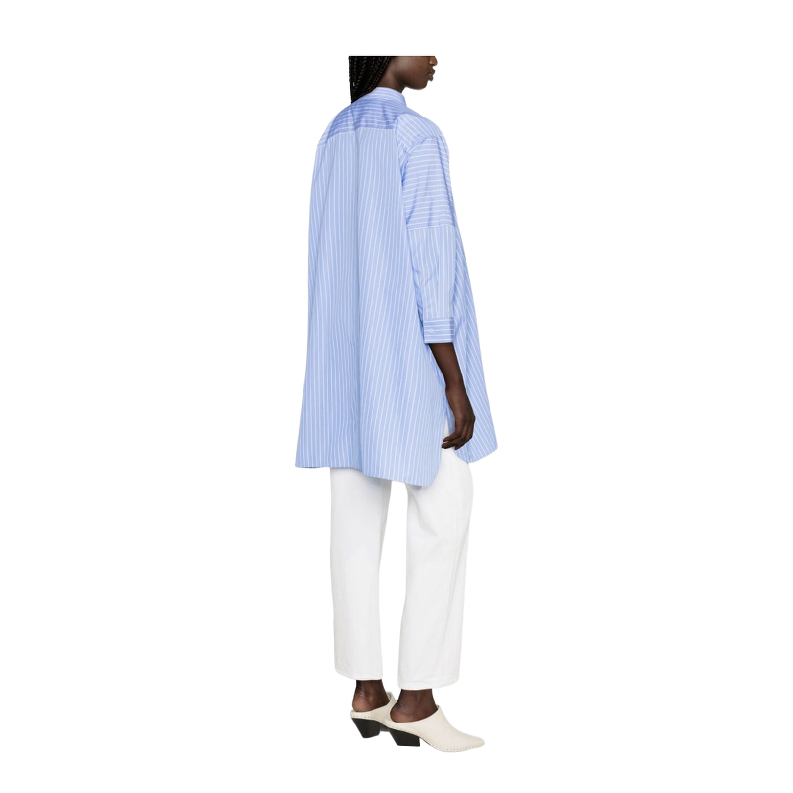 Clear Blue Multi-Way Stripe Shirt