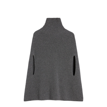 Wool Cape Sweater
