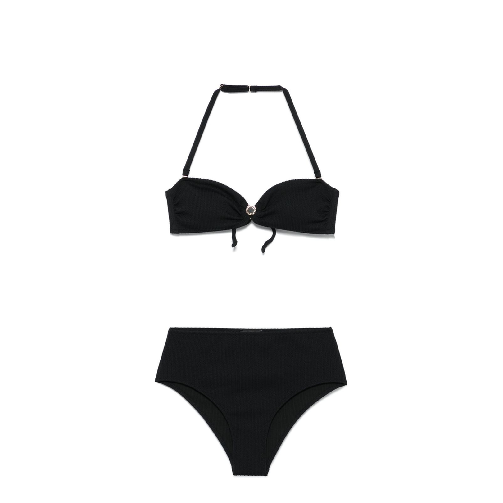 High Waist Brief Bikini Set