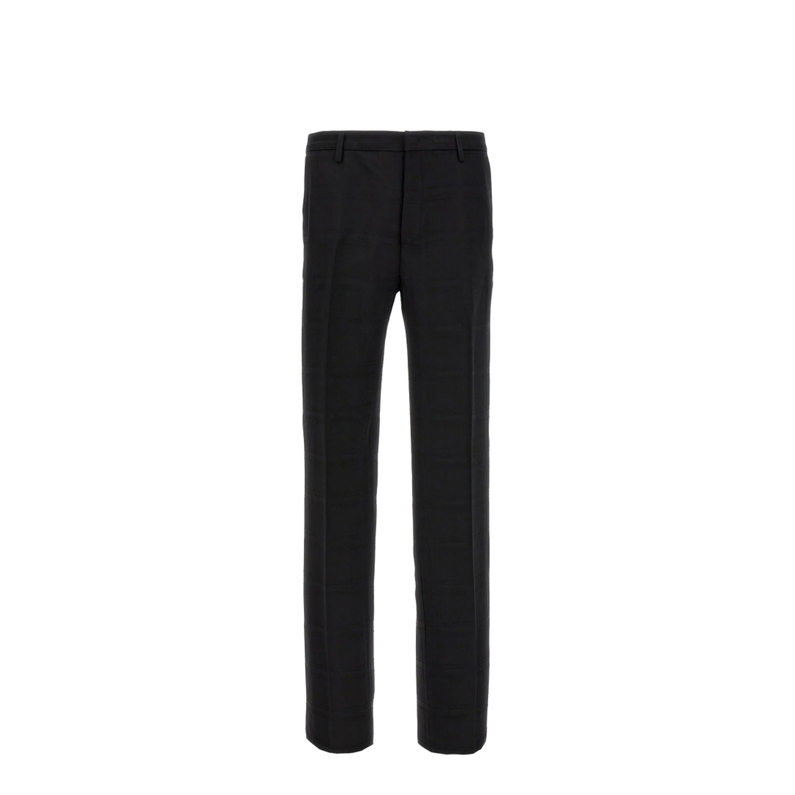 Check Wool Trousers