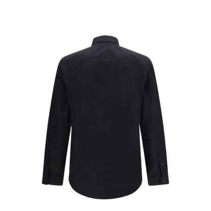 MAYFEYR - Burberry - Cotton Shirt With Check Trims - 8127275
