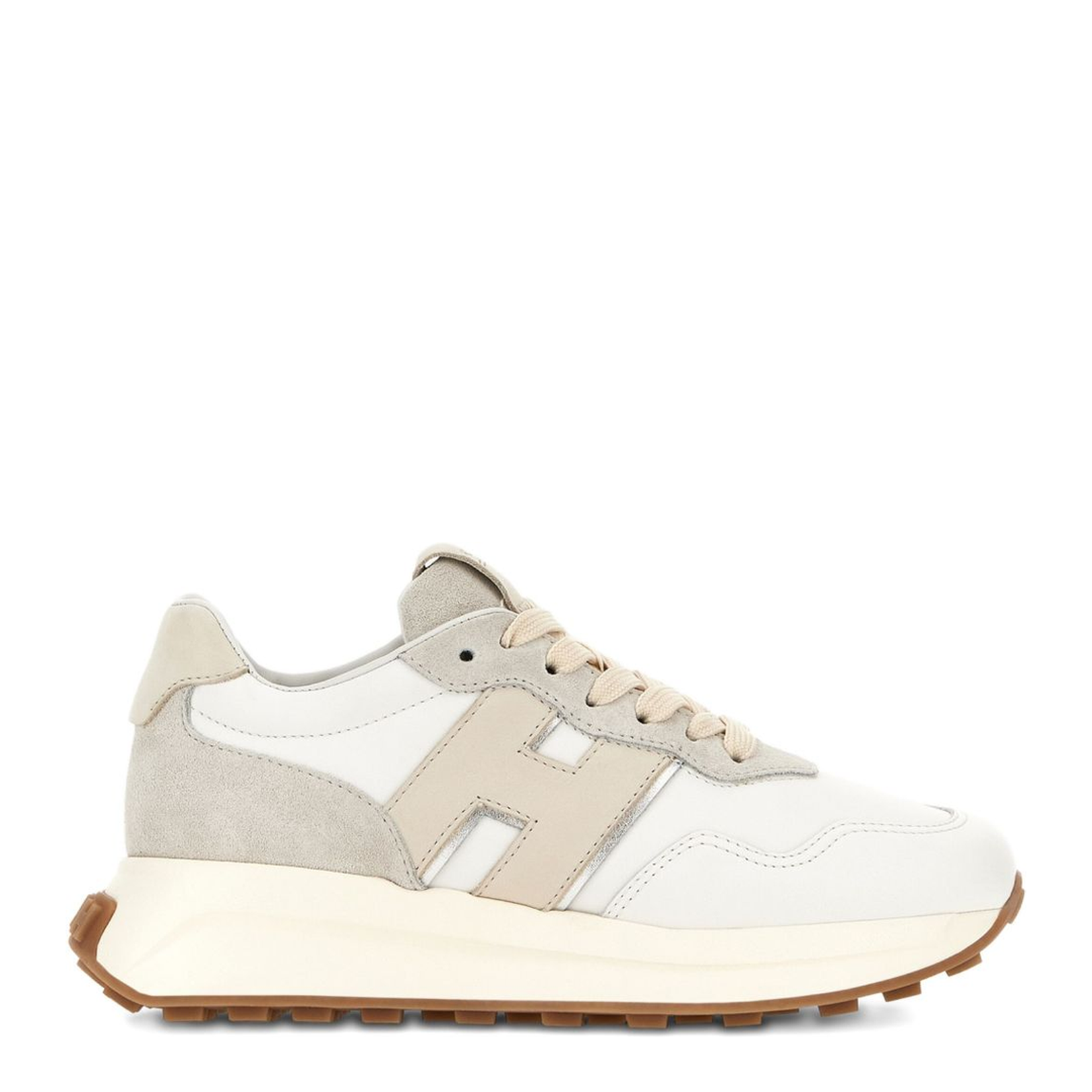 Sneakers White Grey Beige