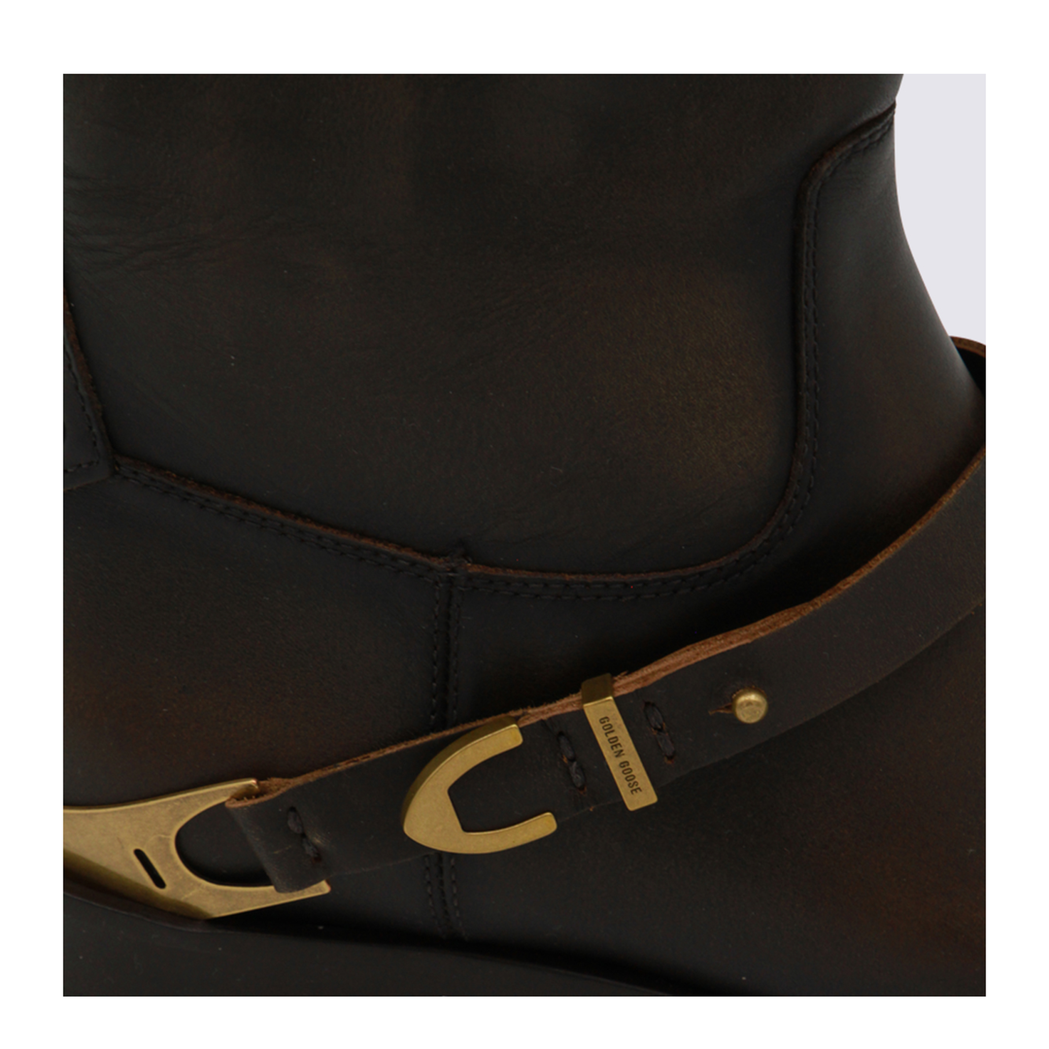 Charlie Dark Brown Leather Boots