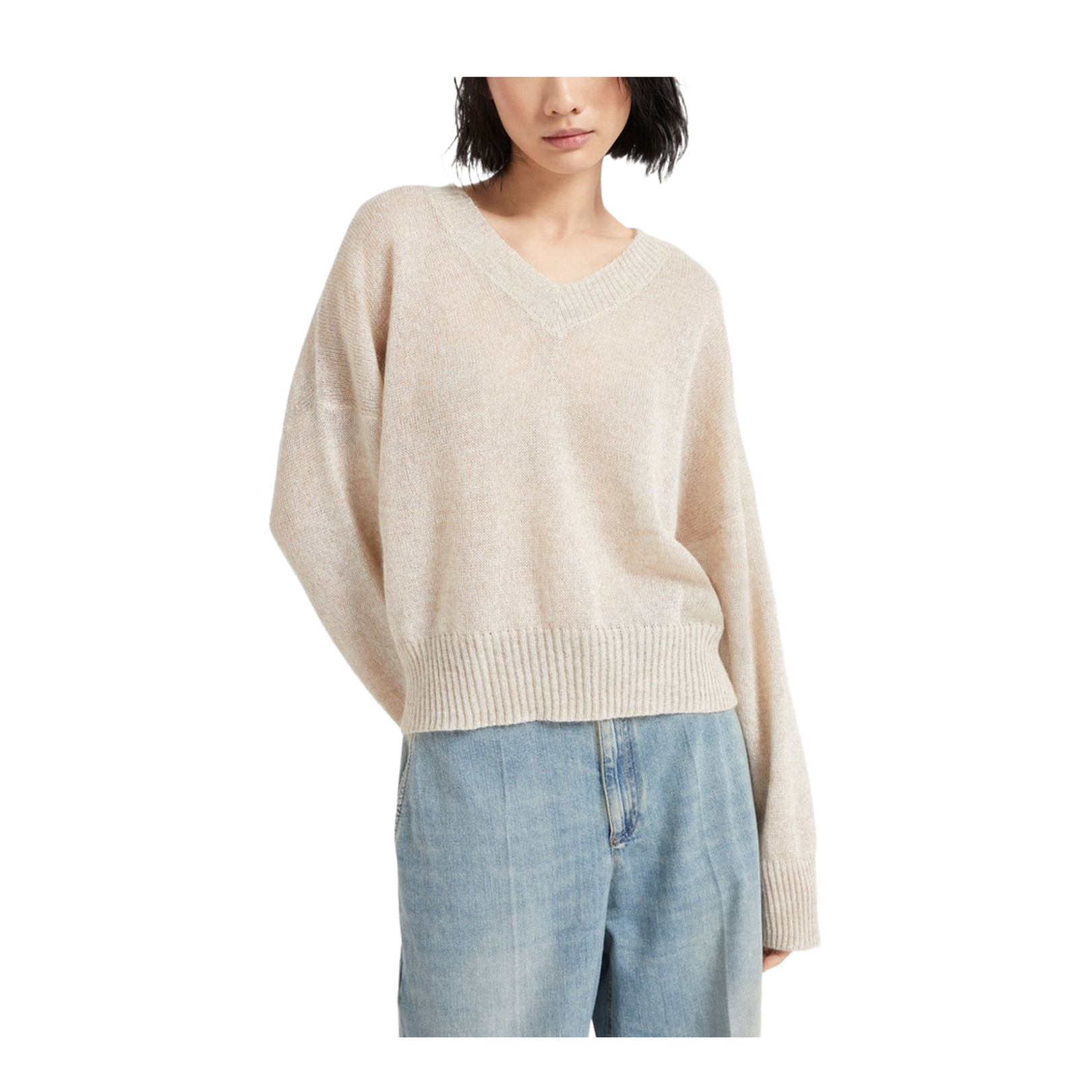 Sparkling Mohair Wool Sweater