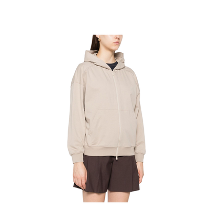 Cotton Zipped Hoodie