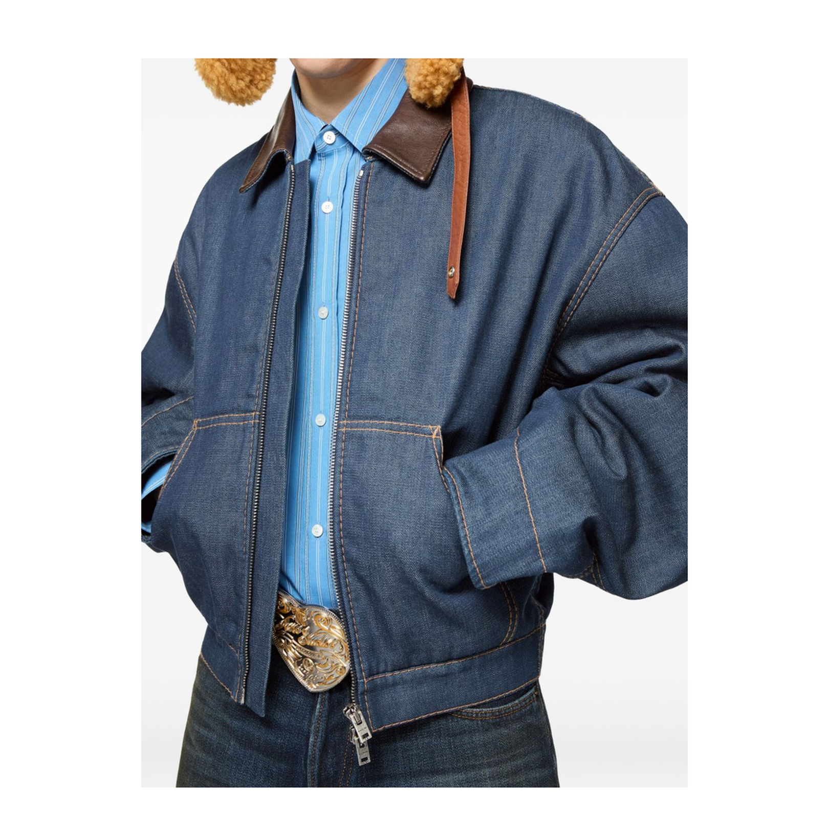 Coat in Blue