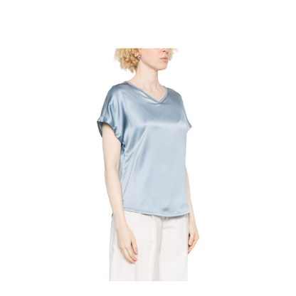 Silk V-Necked Top