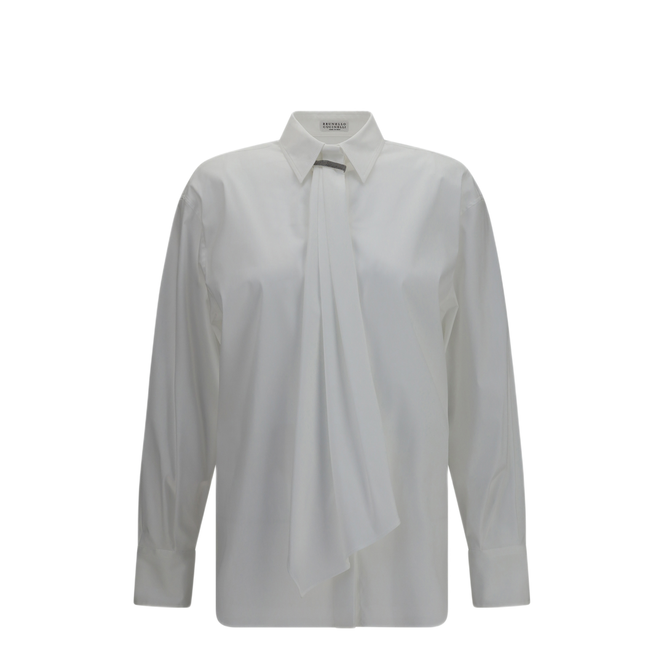 MAYFEYR - Brunello Cucinelli - Shirt With Monili Embellishment - MP091M2F06C159