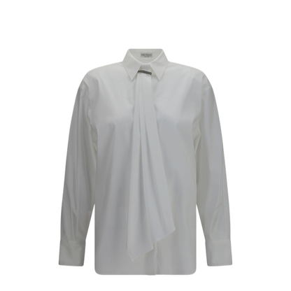 MAYFEYR - Brunello Cucinelli - Shirt With Monili Embellishment - MP091M2F06C159
