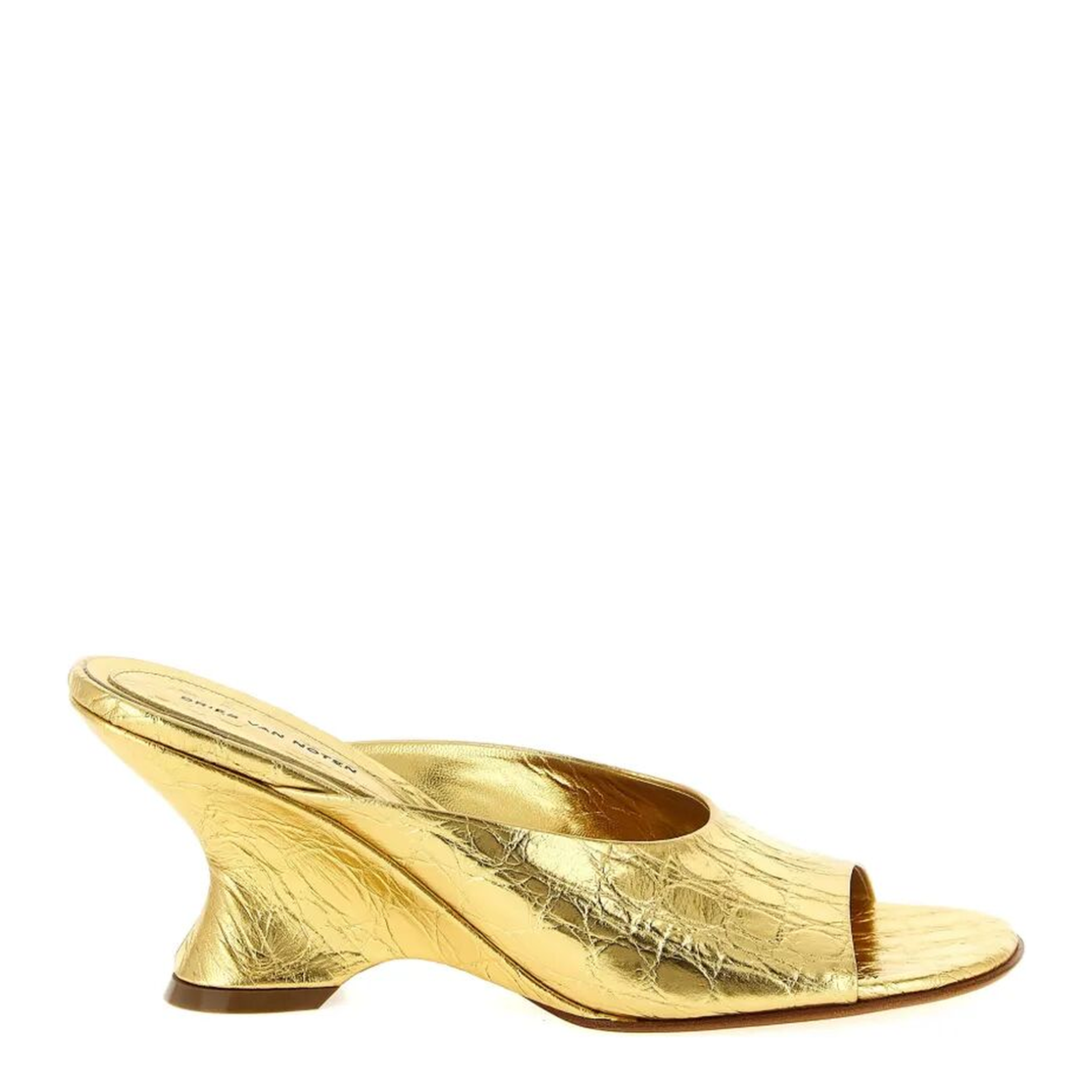 MAYFEYR - Dries Van Noten - Open-Toe Leather Mules - 0117110597954